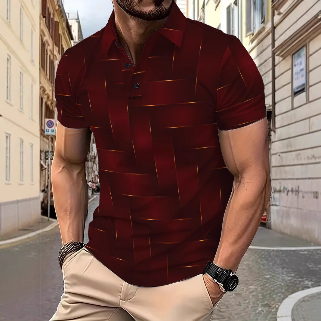 Herren Poloshirt Kurzarm Modern atmungsaktiv - BerlinGlamour