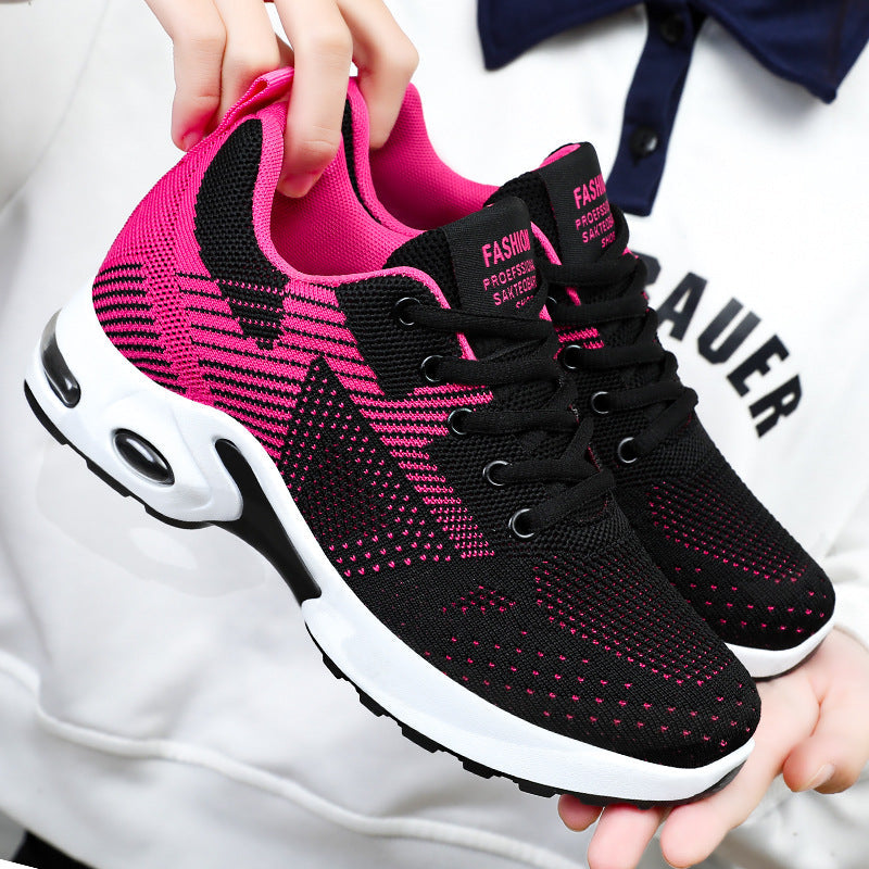 Damen Laufschuhe Sportlich Atmungsaktiv Netzstruktur