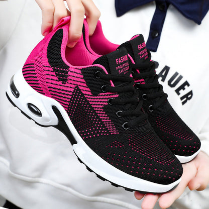 Damen Laufschuhe Sportlich Atmungsaktiv Netzstruktur
