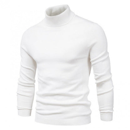 Herren Rollkragenpullover Eleganter Baumwoll Pullover Modern