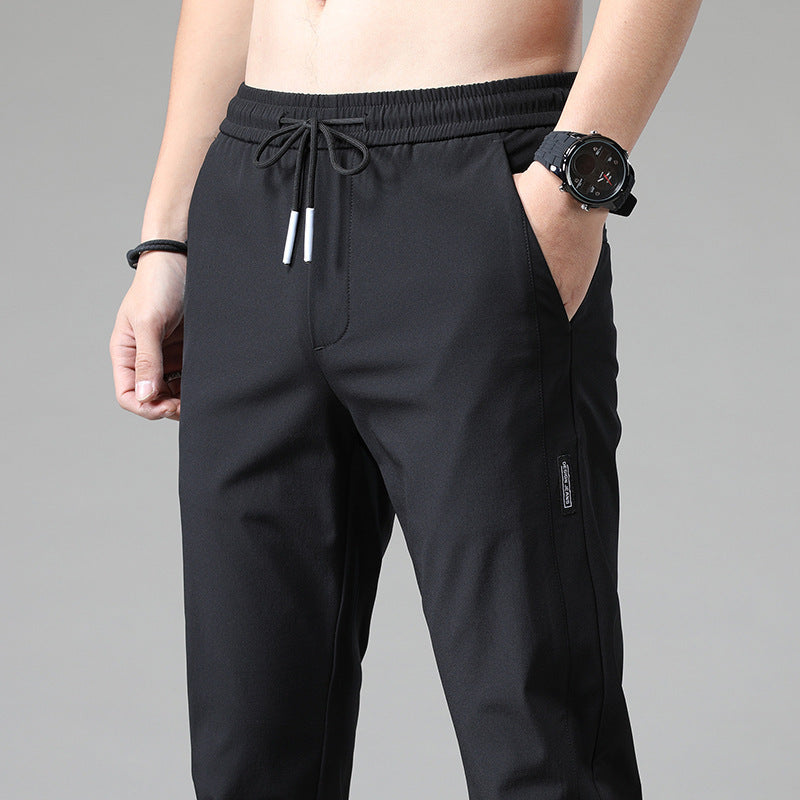 Herren Sportpants mit Kordelzug und Reißverschlusstaschen