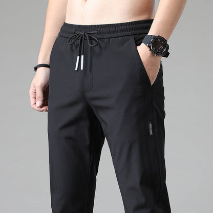 Herren Sportpants mit Kordelzug und Reißverschlusstaschen