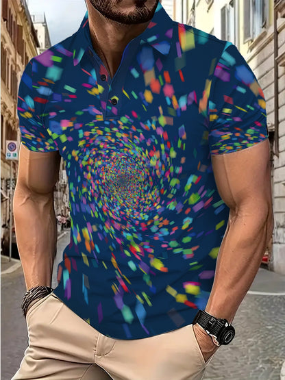Herren Poloshirt Berlin Grafikdesign Modern Slimfit