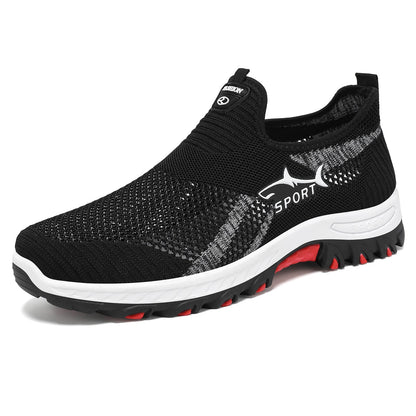 Damen Sneaker Sportlich Atmungsaktiv Slip-On Laufschuhe