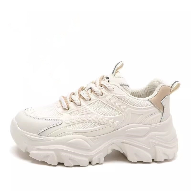 Damen Sneaker Chunky Atmungsaktiv Sportlich Trendy