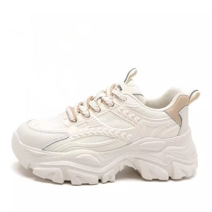 Damen Sneaker Chunky Atmungsaktiv Sportlich Trendy