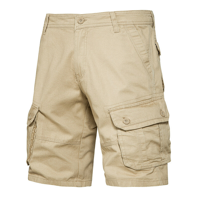Herren Cargo-Shorts Vieltaschige Freizeit-Shorts Sommer