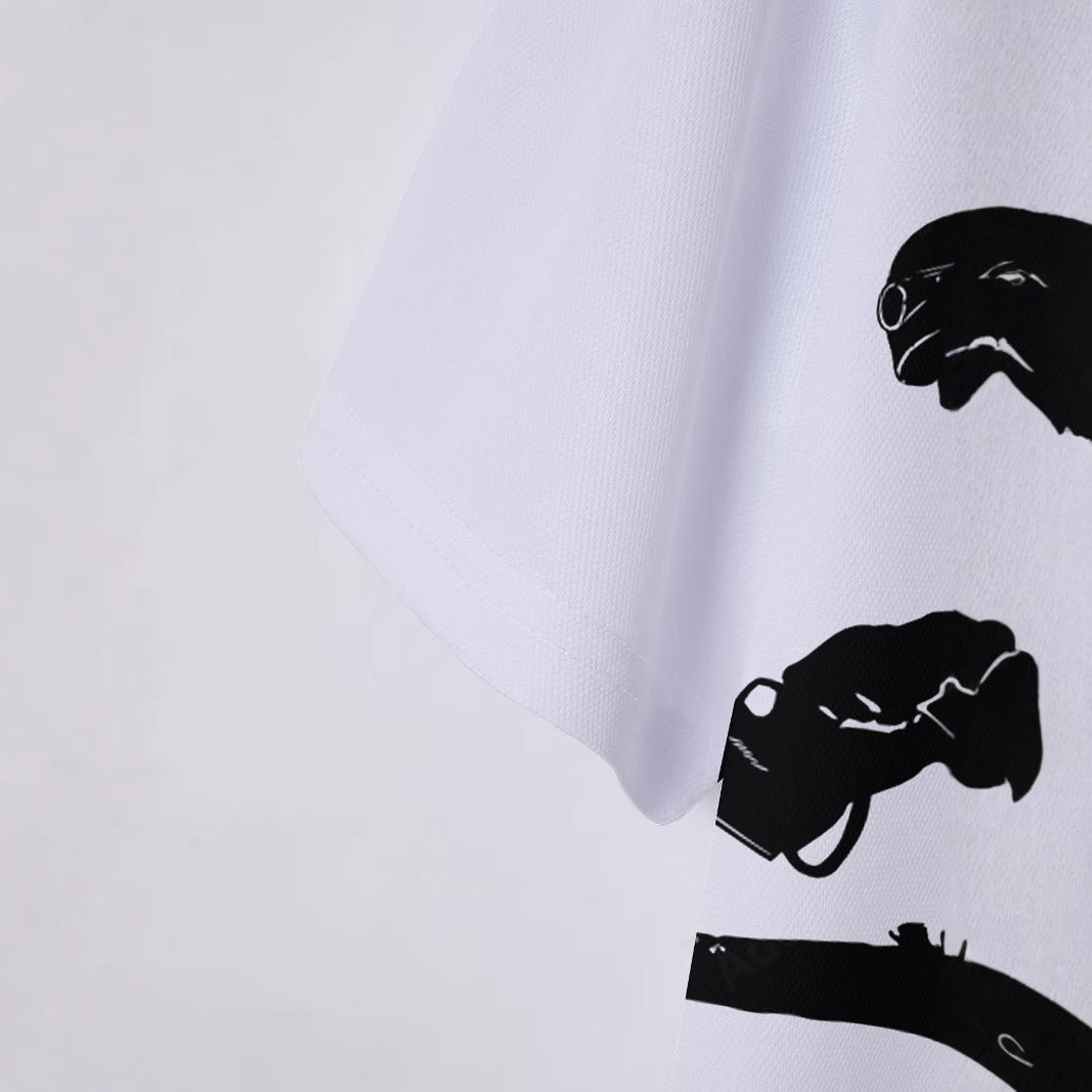 Herren Poloshirt Berlin Glamour Grafik Modern