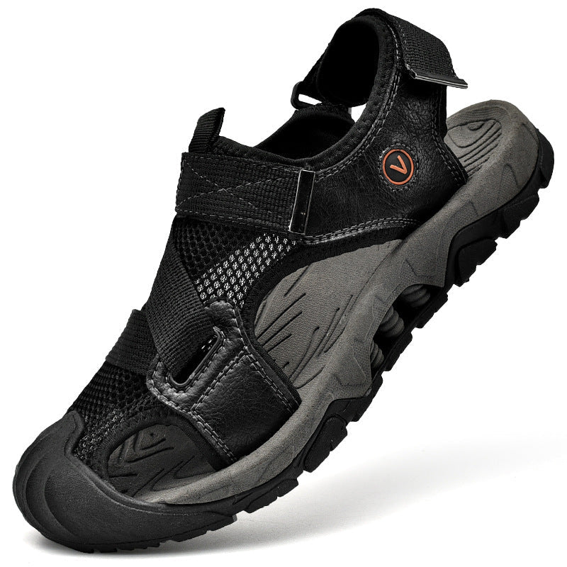 Herren Outdoor-Sandalen Sportlich Rutschfest Verstellbar