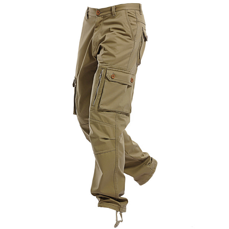 Herren Cargo-Hose Bequem Vielseitig Reißverschluss-Taschen - BerlinGlamour