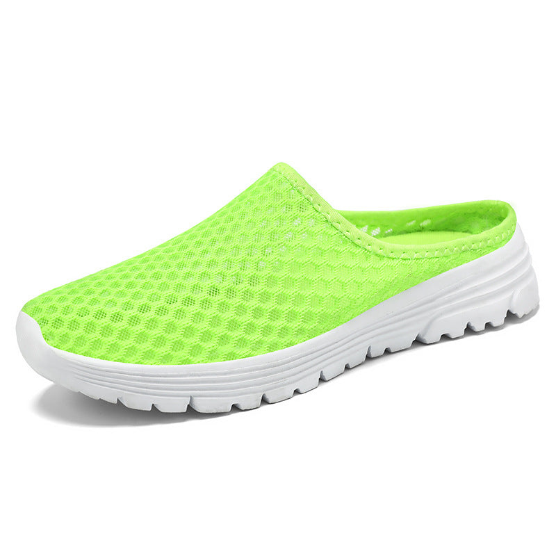 Damen Clogs Bequem Atmungsaktiv Netz Design Sommer