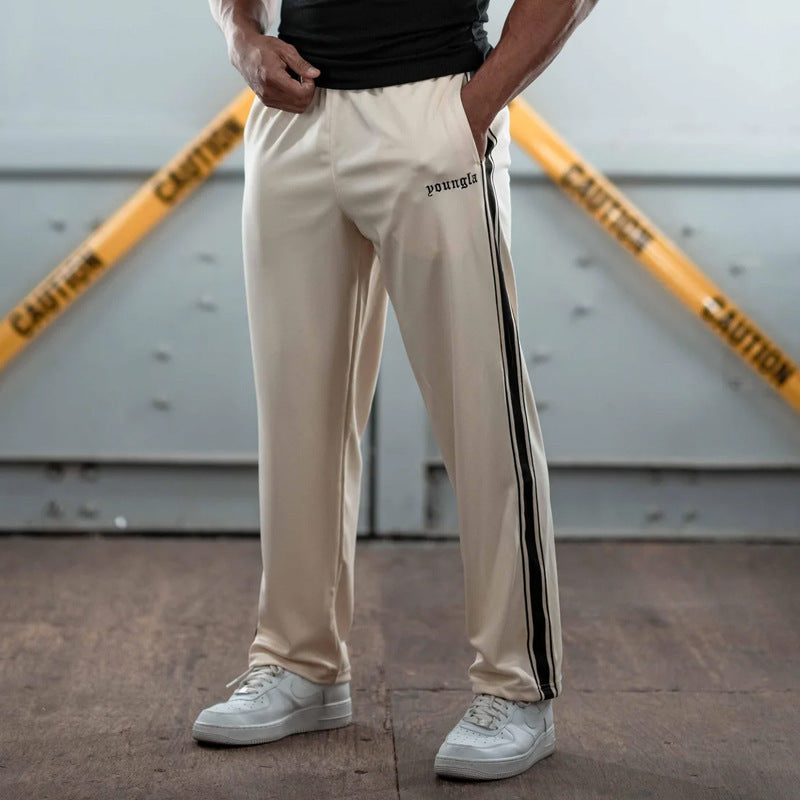 Herren Jogginghose Sportlich Elastisch mit Kontraststreifen