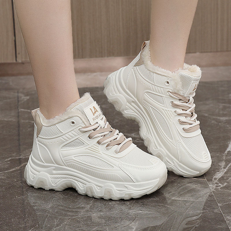 Damen Sneaker High-Top Isoliert Rutschfest