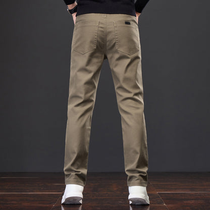Herren Chino-Hose Elastisch Modern Bequem