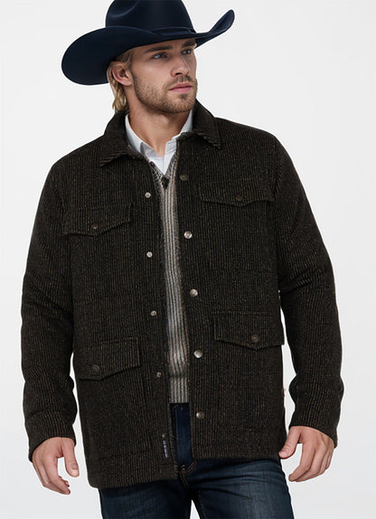Herren Outdoor-Jacke Robust mit Taschen Übergröße