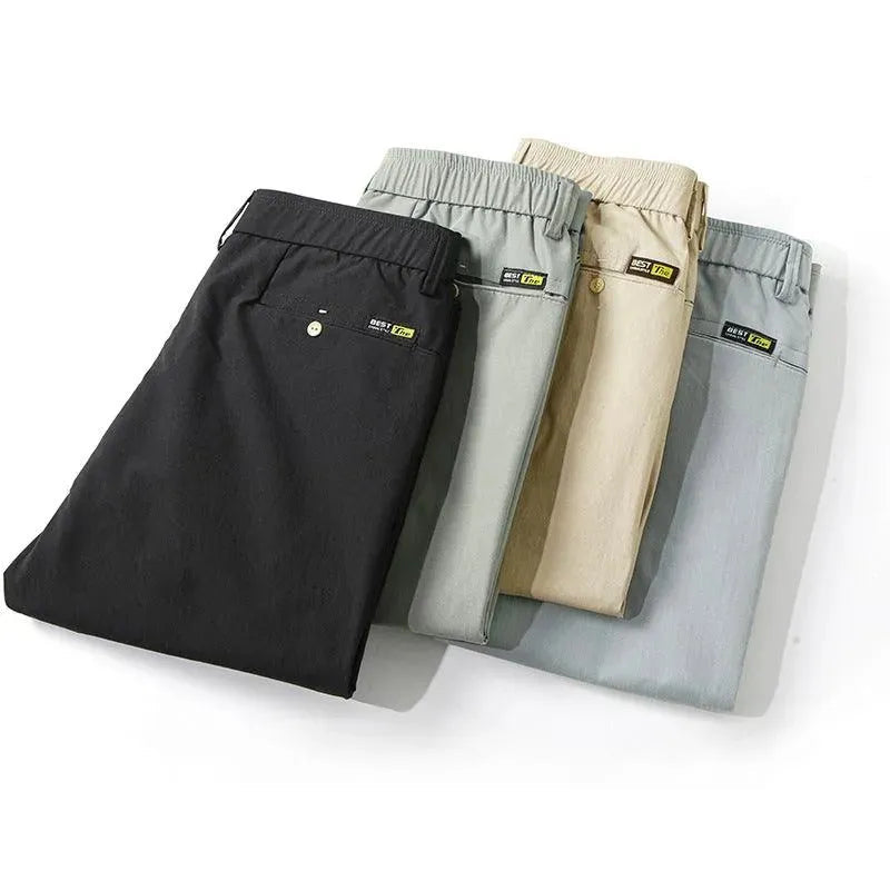 Herren Hosen Slim Fit Gerade Schnitt