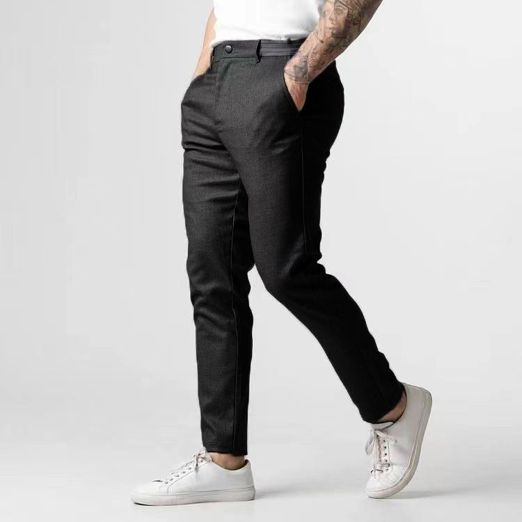 Herren Chino-Hosen Elastisch Modern Mit Taschen - BerlinGlamour