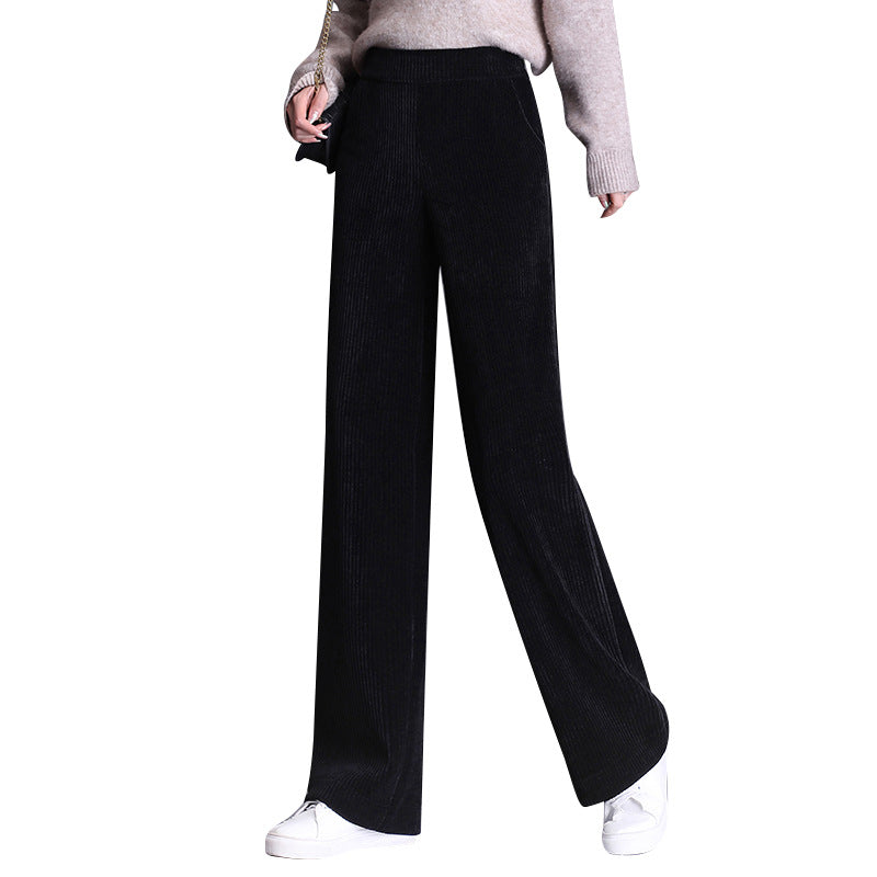 Weite Damen Cordhose Elastischer Bund Komfortabel