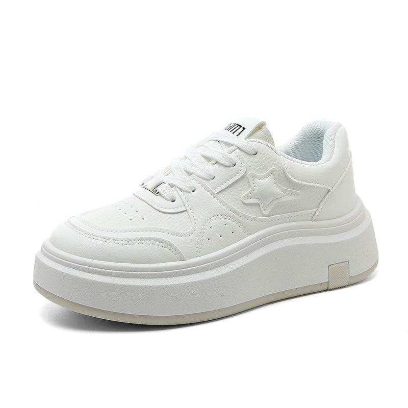 Damen Plateausneaker Sportlich Atmungsaktiv Modern