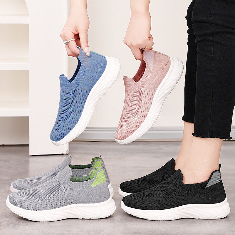 Damen Sneaker Leicht Atmungsaktiv Flexibel Bequem