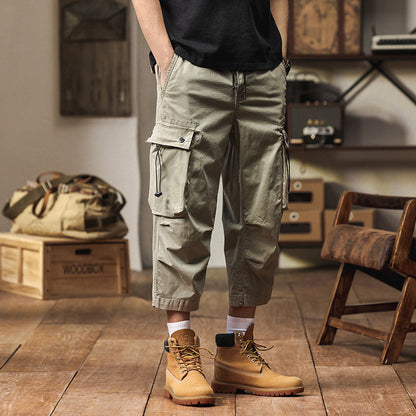 Herren Cargo-Hose Multifunktional elastisch Bequem