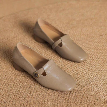 Damen Ballerinas Bequem Schnalle Elegant Modisch