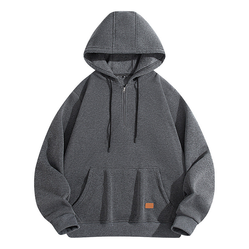 Herren Hoodie Bequem Halbzipper Modern Stylisch