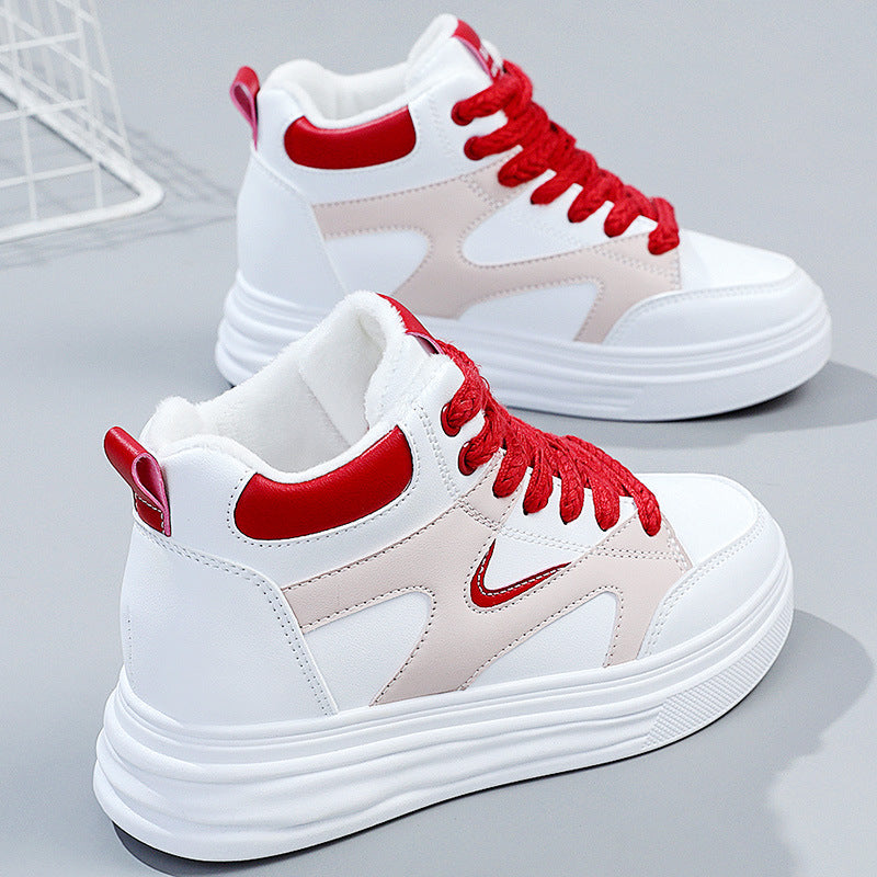 Damen Sneaker Sportlich Modisch Schnürung - BerlinGlamour
