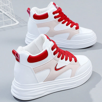 Damen Sneaker Sportlich Modisch Schnürung - BerlinGlamour