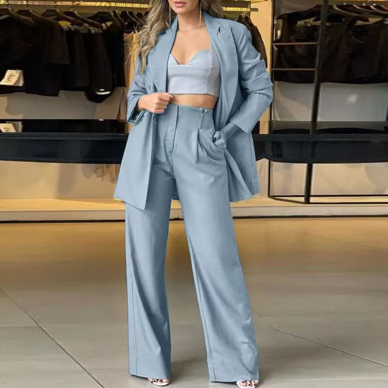 Damen Blazer Set Elegantes Business Outfit