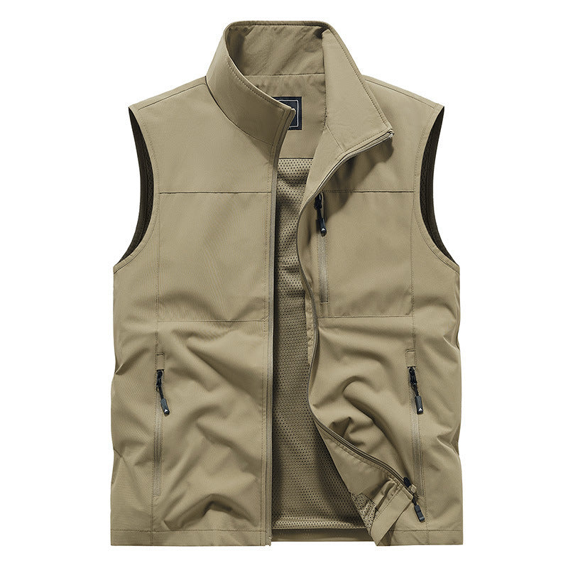 Herren Outdoor-Weste Funktionell Wasserdicht atmungsaktiv