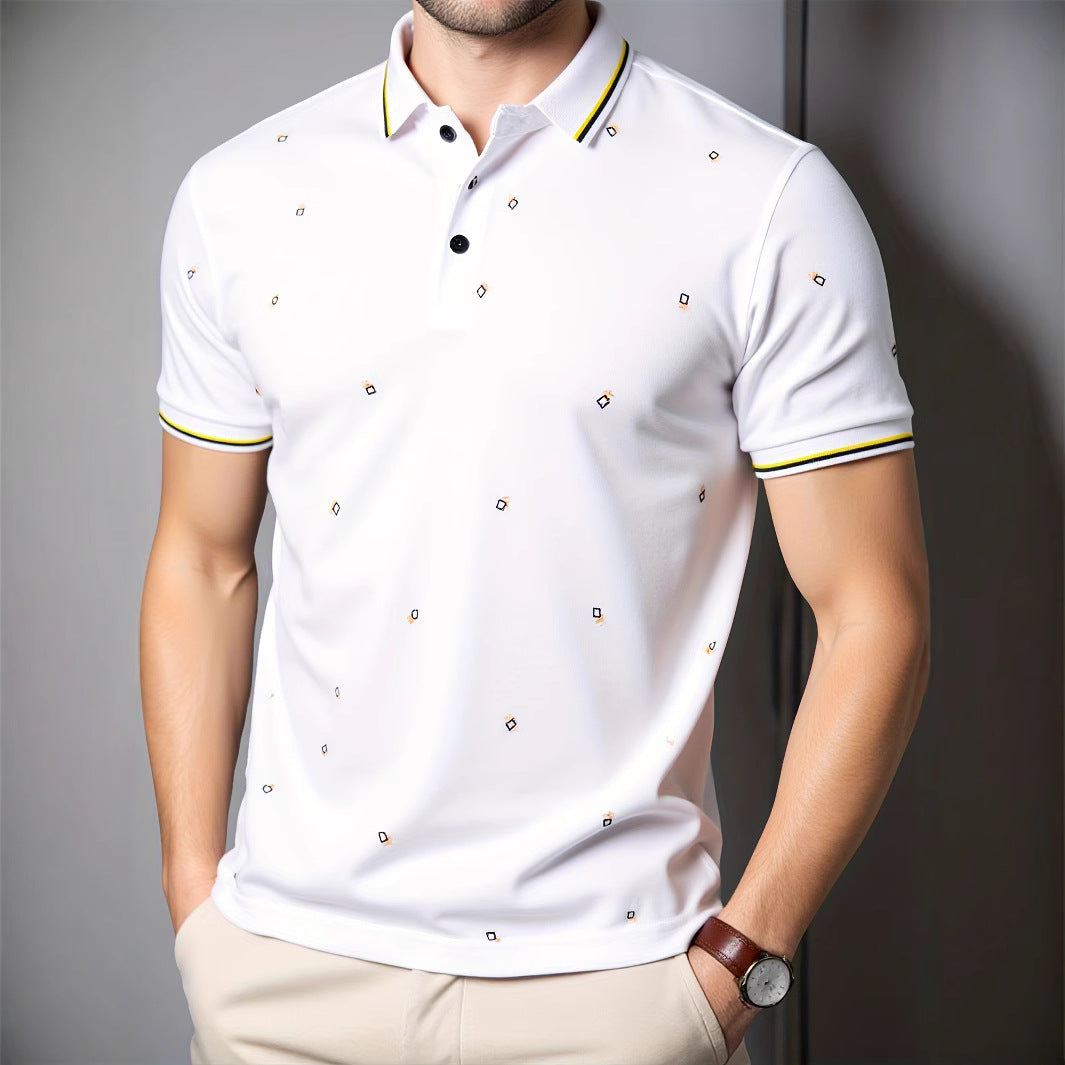 Herren Poloshirt Modern Mustered Design Berlin_Style - BerlinGlamour