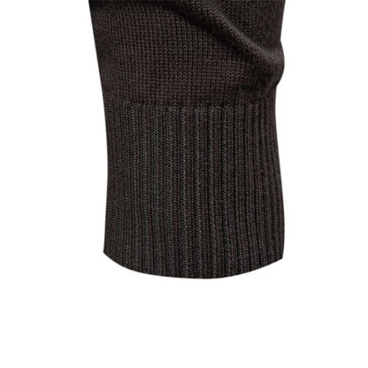 Herren Strickjacke Offener Kragen Praktisch Warm