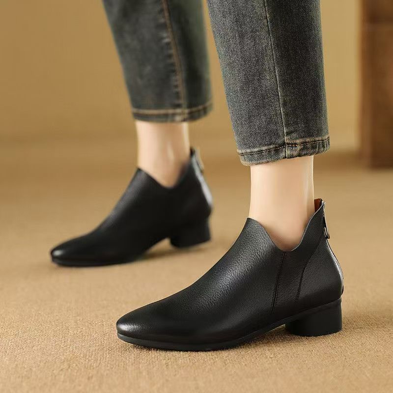 Damen Ankle Boots Elegant Schmal Modisch Bequem