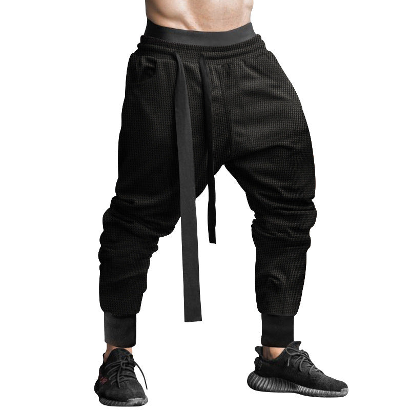 Herren Freizeithose Elastisch Mit Kordelzug Modern