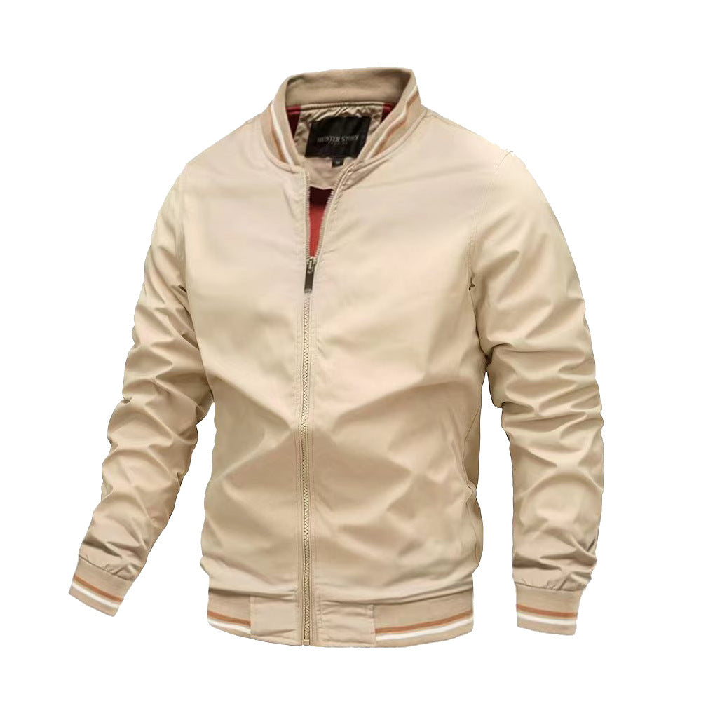 Leichte Bomberjacke Stehkragen Modern