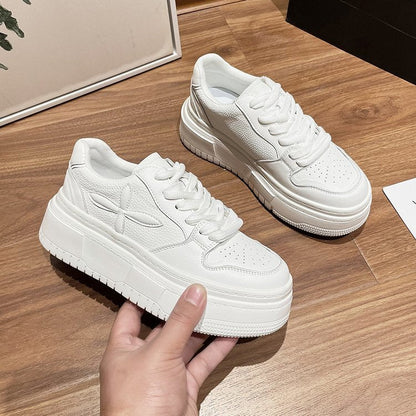 Damen Sneaker Plateau Sportlich Elegante Schuhe