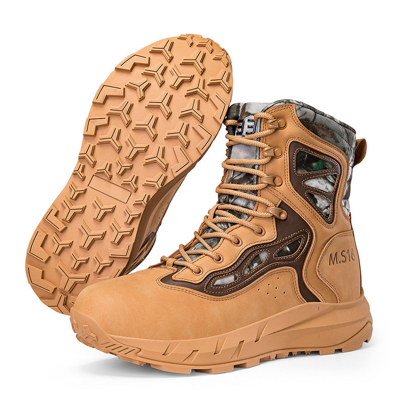 Herren Tactical Stiefel Robust Knöchelschutz Atmungsaktiv