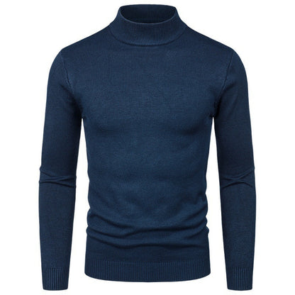 Herren Rollkragenpullover Eleganter Style Feine Baumwolle