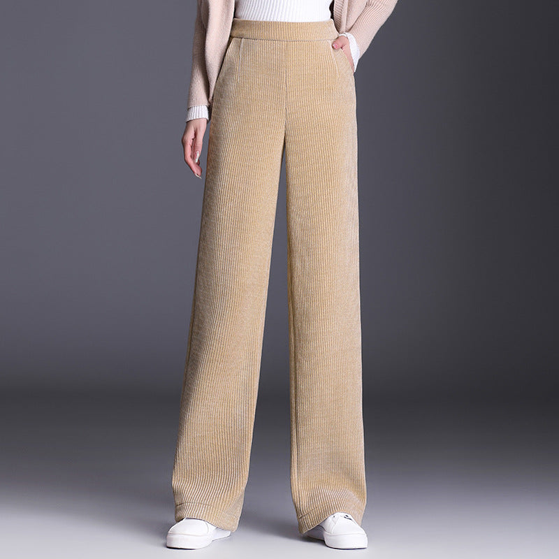 Weite Damen Cordhose Elastischer Bund Komfortabel