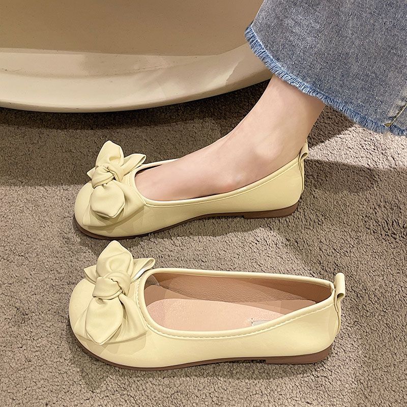 Ballerina Schuhe Damen Elegante Schleife