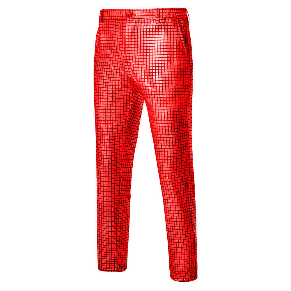 Herren Disco-Hose Glitzer Obermaterial Partyhose