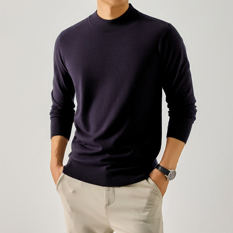 Herren Pullover Feinstrick Modern Elegant