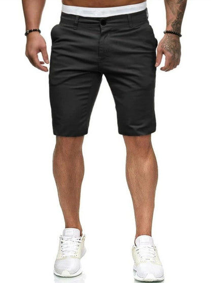 Herren Chino Shorts Elastisch Elegant Modern