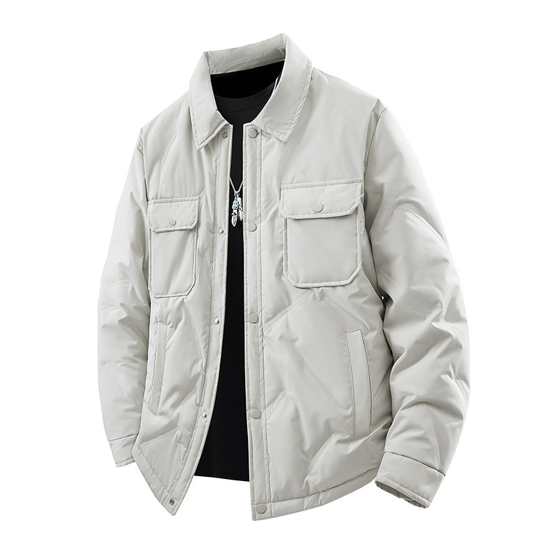 Herren Isolierte Winterjacke Funktionell Schwarz