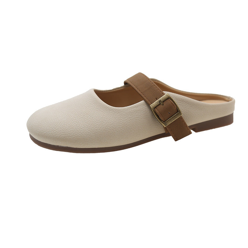 Damen Clogs Bequem Schnallenverschluss Elegant