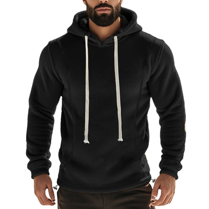 Bequemer Herren Kapuzenpullover aus Weichem Fleece