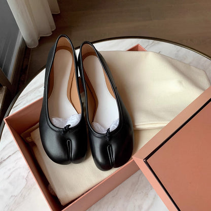 Damen Ballerinas Glänzend Schleife Damen Schuhe Modern