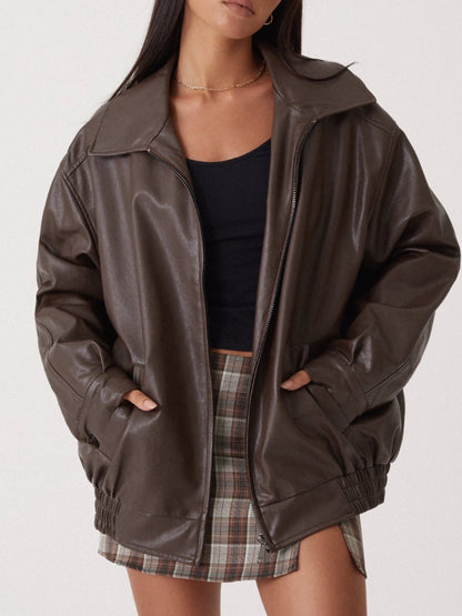 Damen Fleecejacke Warm mit Reißverschluss