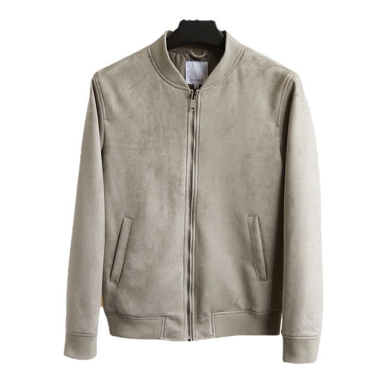 Herren Wildlederjacke Elegant Lederjacke Bequem - BerlinGlamour